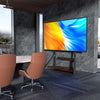 Heavy Duty TV Floor Stand with 2 Wood Shelves for 65-100 Inch TV Corner Bracket