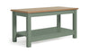 Winchester Coffee Table Green Elegant Centerpiece for Living Room