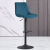 1/2/3/4x Bar Stools Adjustable Breakfast Kitchen Stools Velvet Swivel Gas Lift