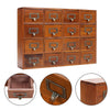 Vintage Wooden Small Cabinet Storage Box Desktop Organizer Unit Display Shelving