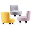 Padded Kids Sofa Chair Toddler Couch Linen Upholstered Children Shoe Seat Stools