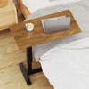 Home Office Bed Tray Overbed Table Rolling Tray Bed Side Table for Laptop Eating