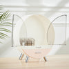 Round Makeup Storage Box Desktop Cosmetic Organizer Drawer Holder Tidy Case Bag