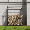 S/M/L Metal Firewood Fire Log Rack Wood Storage Rack Holder Indoor Outdoor Cover