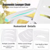 1/2X Sun Lounger Outdoor Garden Chair 5 Position Adjustable Patio Sunlounger Bed