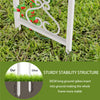 French Style Garden Arch Arbor Trellis Wedding Lawn Metal Gazebo Pergola Pavilio