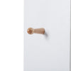 Tall Wood Bedside Cabinet Table Hanging Hook Storage Shelf Drawer with Lock Keys