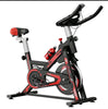 Exercise Bike Indoor Cycling Home Gym Workout Cardio Fitness LCD Monitor Black