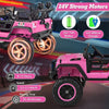 Kids Electric Ride On Car 2-Seater 24V Battery Powered Truck W/ Remote Control