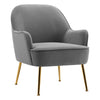 Velvet Scallop Shell Back Tub Chair Armchair Dressing Sofa Stool Bedroom Lounge