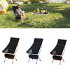 1/2x Folding Camping Chair Lightweight Portable Outdoor Fishing Chair with Bag