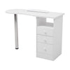 Manicure Nail Table Bar Art Spa Salon Beauty Drawers Storage Station Desk Table