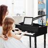 Kids Piano Keyboard Toy 30-Key Children Musical Piano Toy w/ Stool & Music Stand