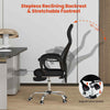 Reclining Computer Chair Ergonomic Home Office Chair Adjustable w/Footrest