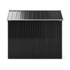 XL Large Metal Garden Shed Apex Roof With Window and Double Doors Storage House