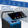 COSTWAY 66L Commercial Dehumidifier Industrial Crawl Space Dehumidifier w/Pump