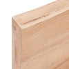 Lechnical Wall Shelf Brown 220 x 60 x 6 Solid Treated Oak, Wall Shelves, S4A0
