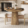 Round Dining Table for 2-4 Person, 31.5 Inch Farmhouse Small Kitchen Table