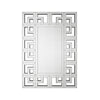 Modern Accent Glass Wall Mirror Rectangular for Living Room Bedroom Office Foyer