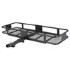 Trailer Hitch Mounted Cargo Carrier 90kg Capacity Rust-proof Cargo Basket
