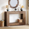 Farmhouse Console Table, 47 Inches Wooden Entryway Console Table with Storage