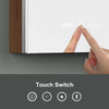Illuminated LED Bathroom Mirror Cabinet Demister/Sensor/Clock/Shaver Socket