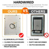 LED Bathroom Mirror with Shaver Socket Demister Illuminated Lights Touch Control