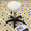Stool On Wheels Adjustable Salon Beauty Chair Swivel Bar Stools Black White