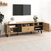 170cm Wood TV Cabinet w/ Drawers & Storage - Modern Lowboard, 170x40x50.5cm