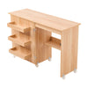 Folding Sewing Table 2 IN 1 Rolling Craft Table Home Office Desk Workstation UK