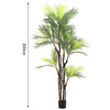 Large 200cm Artificial Tree Palm Foliage Potted Indoor Outdoor Home Decor Plant