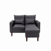 Modern L-Shaped Corner Sofa 2 3 Seater Armchair Couch With Footstool