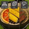 Neo Kamado 13" Ceramic Mini BBQ Grill Smoker Egg Charcoal Cooking Portable Oven