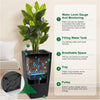 Set of 2 Tall Planter Plant Flower Pot Outdoor Garden Weatherproof 76 cm