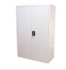 Storage Cabinet Steel 2 Door White 140cm(h) Lockable Filing Cabinet Garage Tool