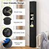 Slim Bathroom Tall Cabinet Freestanding Floor Storage Cabinet Organizer