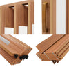 PVC Wood Effect Folding Door Internal Doors Accordion Concertina Sliding Door