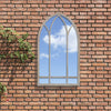 Indoor/Outdoor Window Wall Garden Arch Mirror Any Weather Ornament Wooden Frame