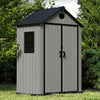 Backyard Garden Clutter Storage 6x4FT Outdoor Plastic Tool Shed with lock UK