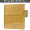 Bathroom Wall Cabinet Cupboard Kitchen Toilet Storage Unit w/ Double Door