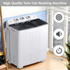 Twin Tub Washing Machine Portable Laundry Machine w/ 4.5 kg Washer &1.5 kg Dryer