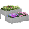 Garden Raised Bed Outdoor Planter Patio Flower Vegetables Pot Plant Container