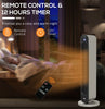 2kW PTC Ceramic Tower Heater, 10-35°C Temperature Range fast 44-3-23
