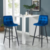 2 Pcs Breakfast Bar Stools High Counter Chair Kitchen Pub Restaurant Barstool