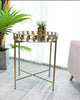 Round Tray Table With Mirrored Glass Top Removable Tray Coffee Table Living Room