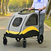 Oversized Large Dog Stroller Dual Door Pet Jogger Trolley Carrier Animal Outdoor