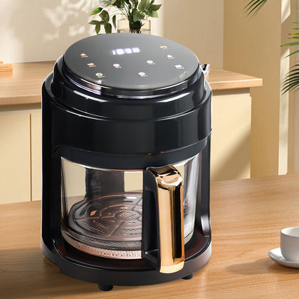 3L Air Fryer Healthy Frying Cooker Grill Oil Free Visible Basket Digital Oven UK