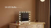 Hollywood Mirror Vanity Make Up Mirror with 14 Lights LED USB Charging Mirror UK