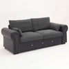 Luxury 2, 3 Seater Linen Fabric Couch Sofa Corner Chaise Living Room Furniture