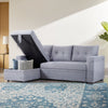 3 Seater Corner Sofa Bed w/Storage Convertible Pull Out Sofa Bed for Living Room